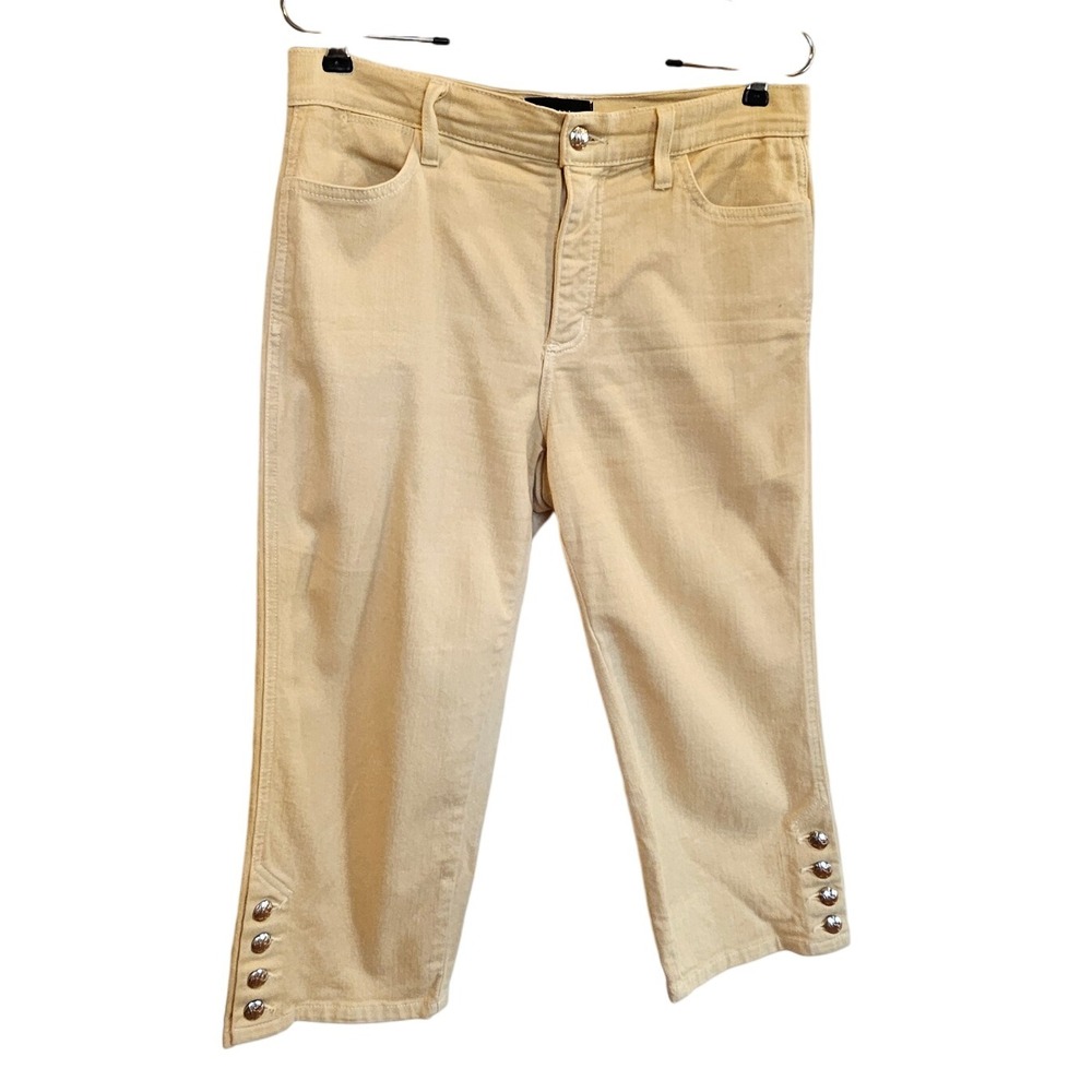 Not Your Daughter's Jeans Size 6 Beige Cotton Spandex Pant